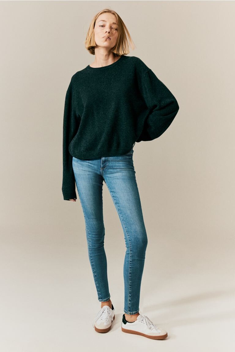 

Формируем узкие высокие джинсы H&M