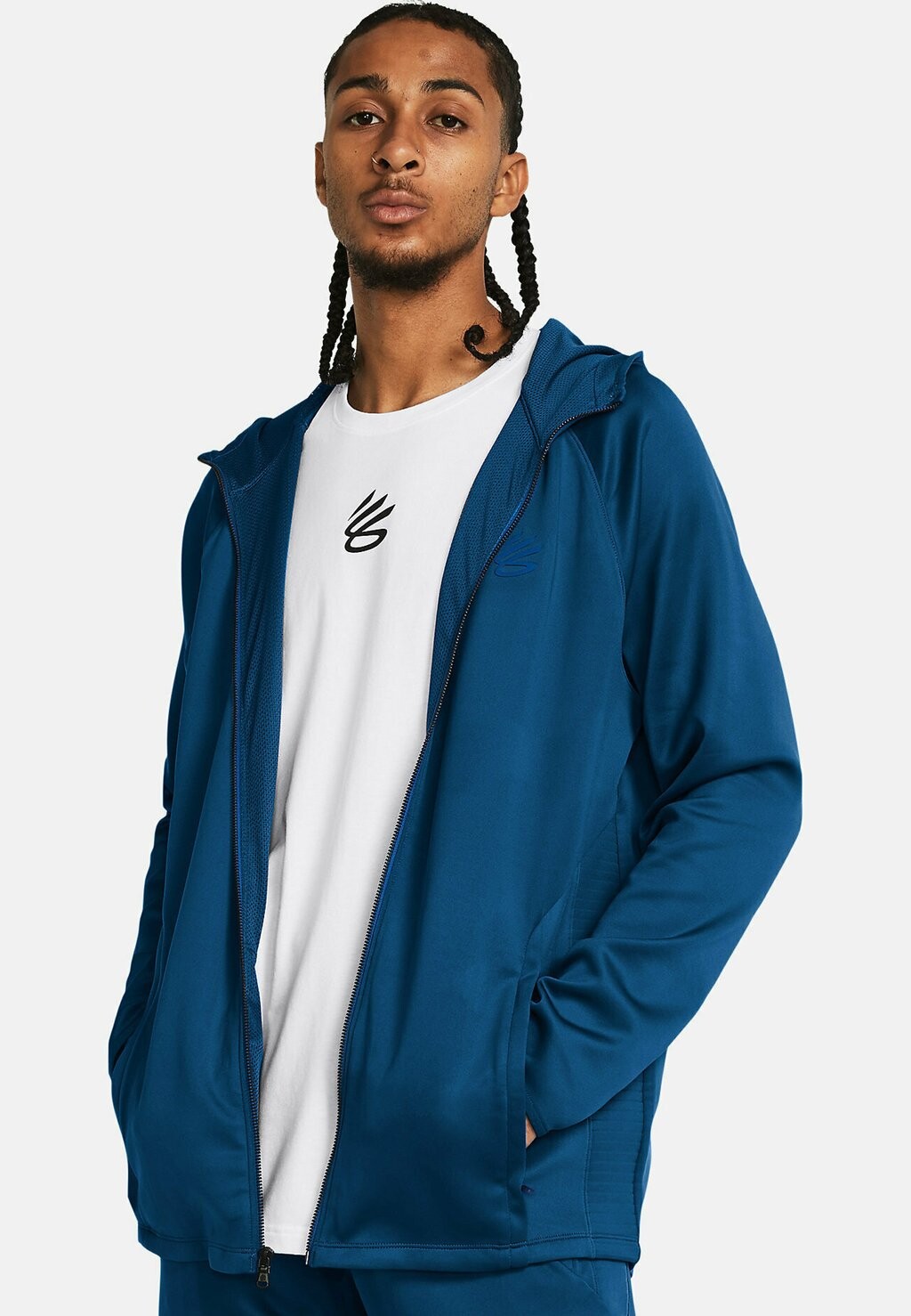 

Спортивная куртка Warmup Curry Playable Under Armour, цвет varsity blue