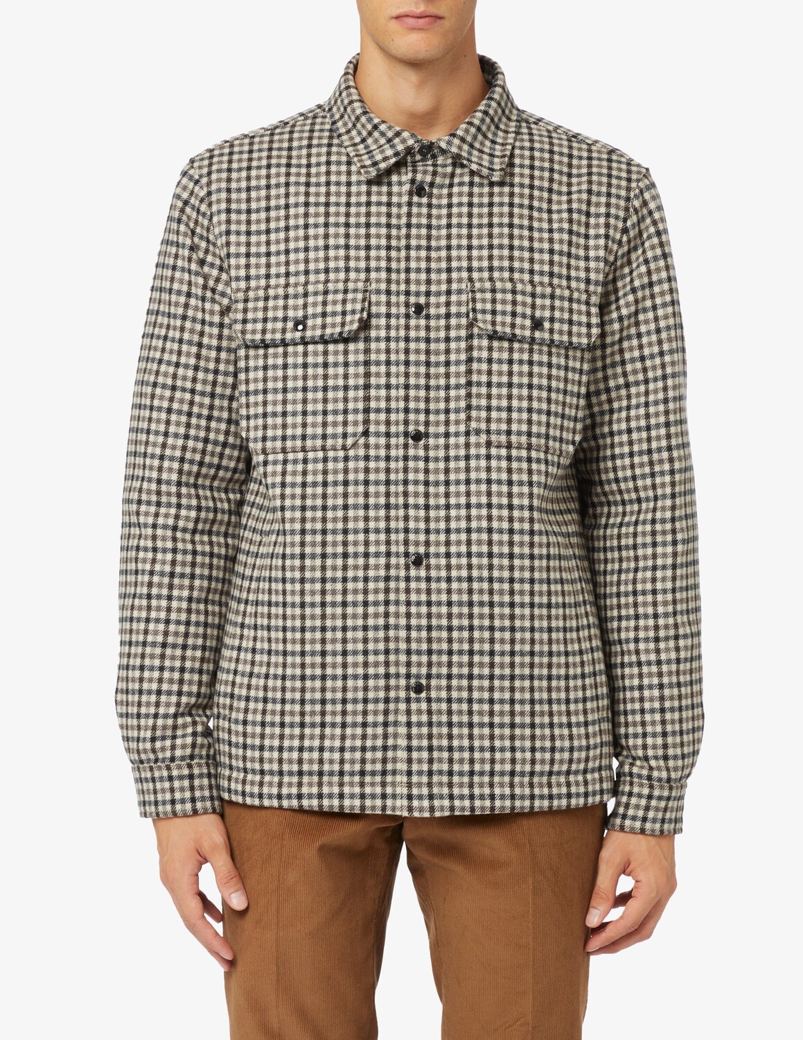 

Шерстяная рубашка в клетку Woolrich, разноцветный