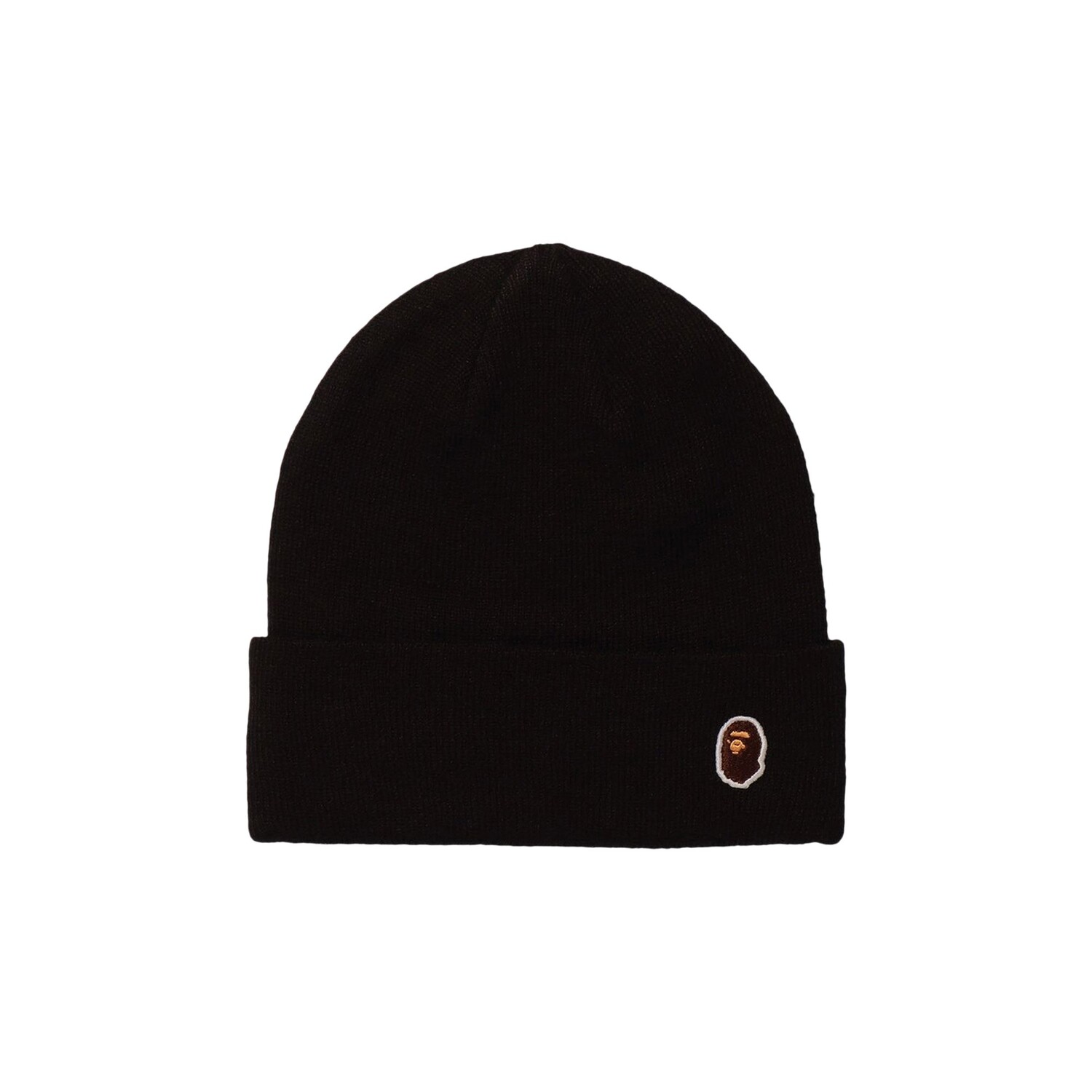 

BAPE Одноточечная вязаная шапка Ape Head, черная