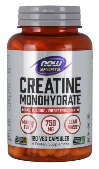 Креатин моногидрат - Креатин моногидрат 750 мг (120 капсул) Now Foods креатин 3000 allmax 120 капсул