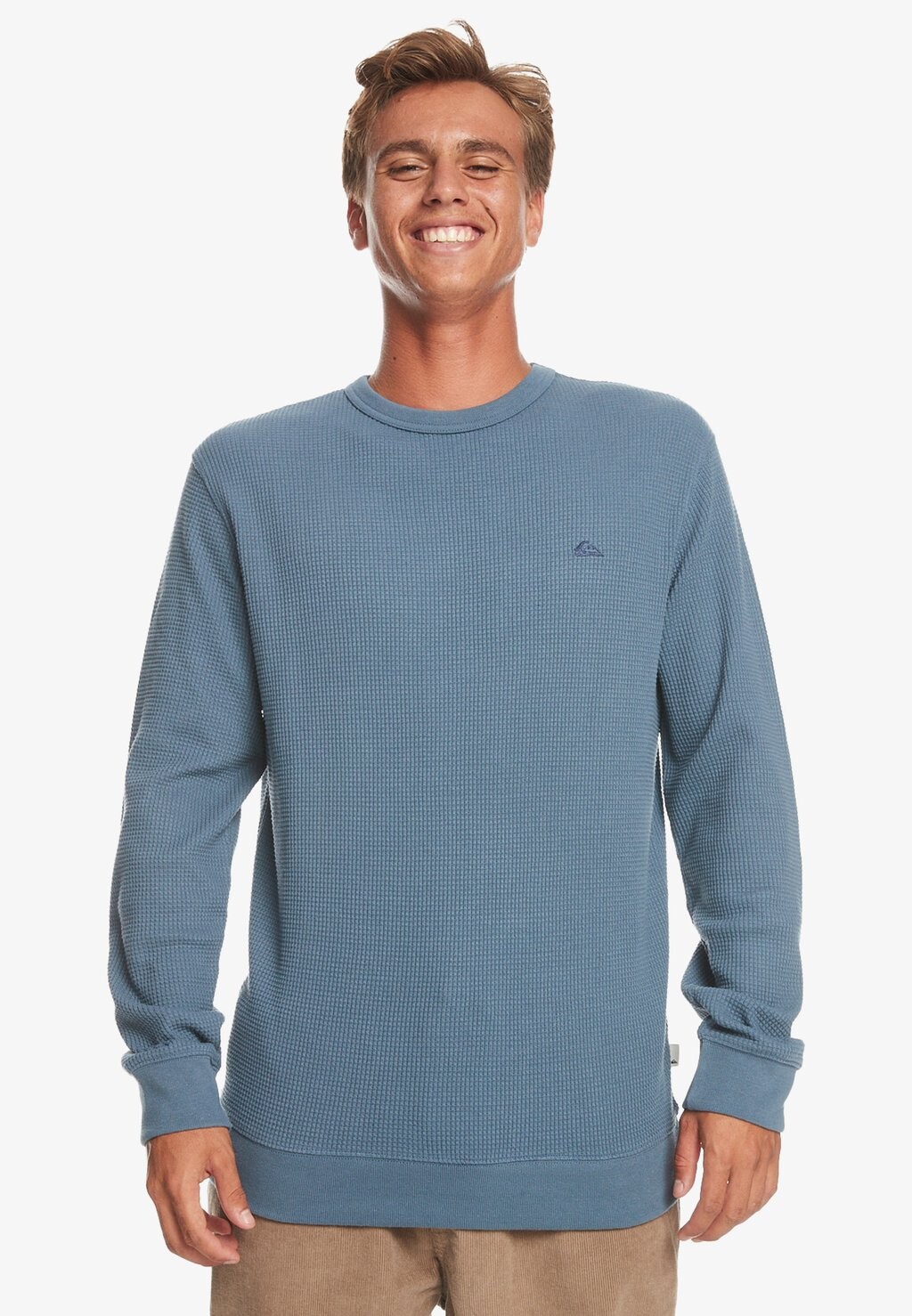 

Топ с длинными рукавами FLANDERS WAFFLE Quiksilver, синий