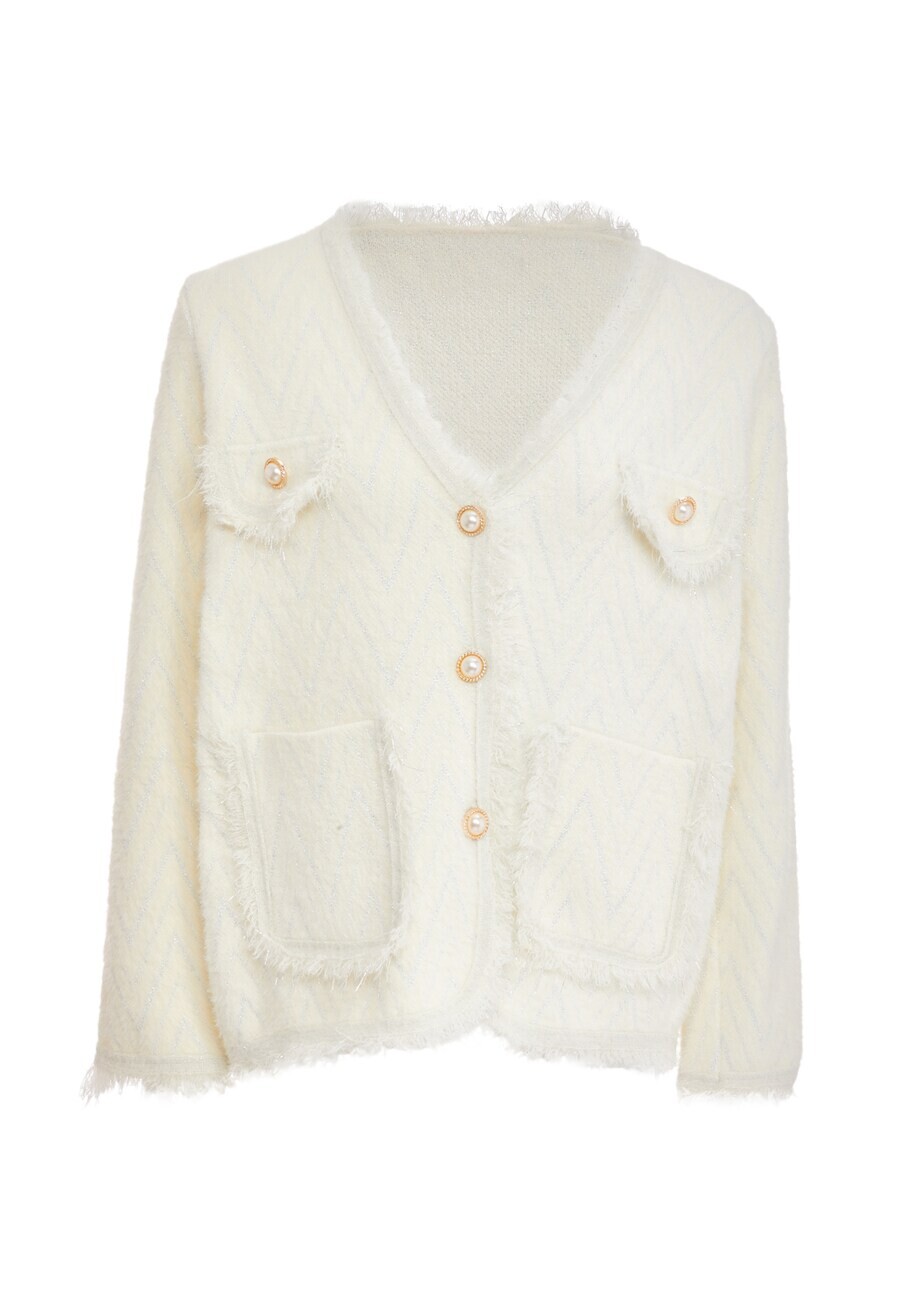 

Вязаный кардиган Carnea, цвет Wool White