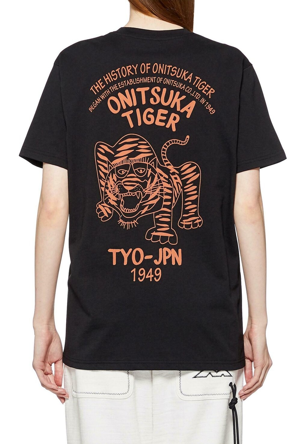 

Футболка с принтом Onitsuka Tiger, черный