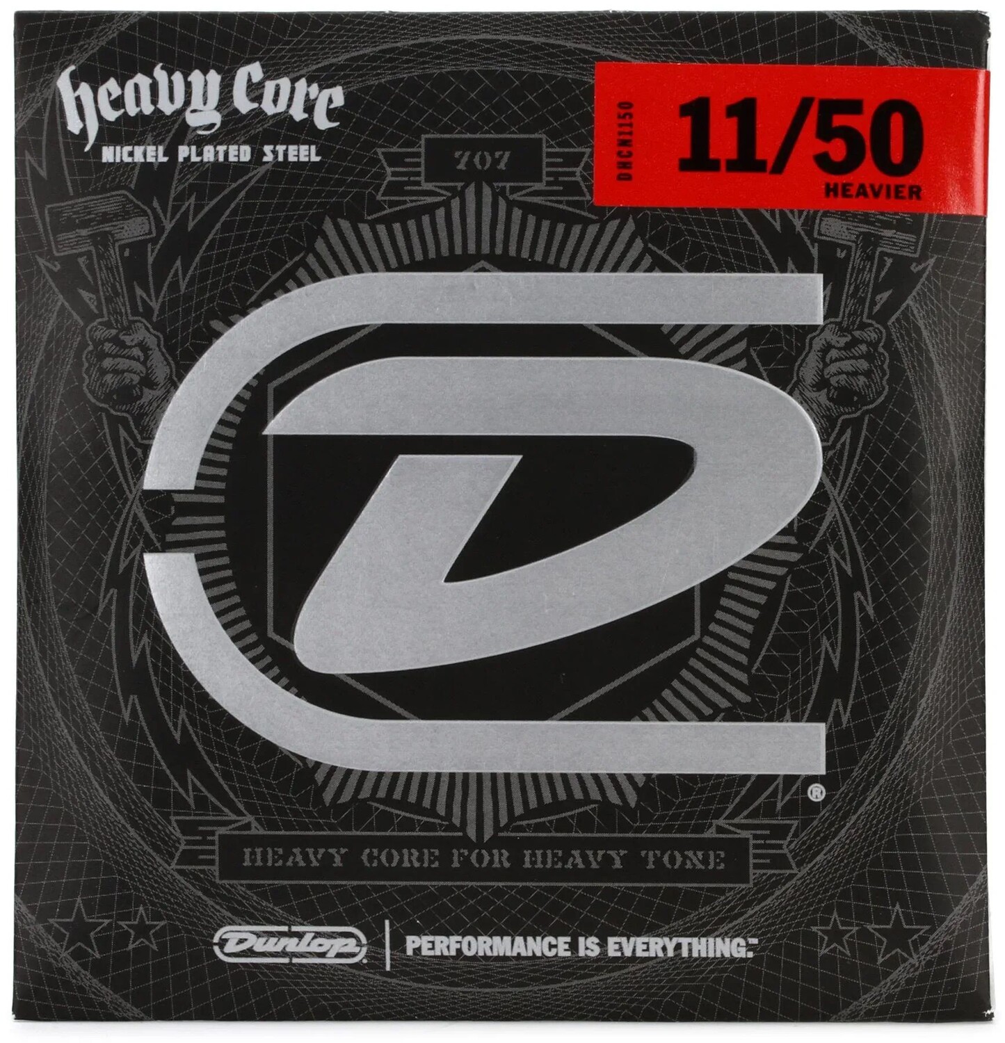 

Струны для электрогитары Dunlop DHCN1150 Heavy Core NPS — .011-.050 тяжелее