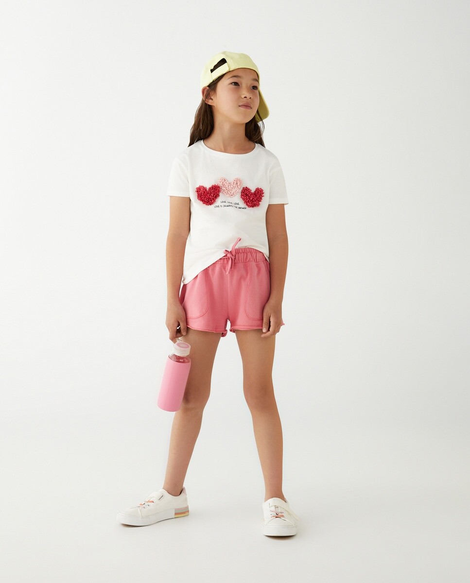 

Базовые плюшевые шорты для девочки Kids El Corte Inglés, розовый