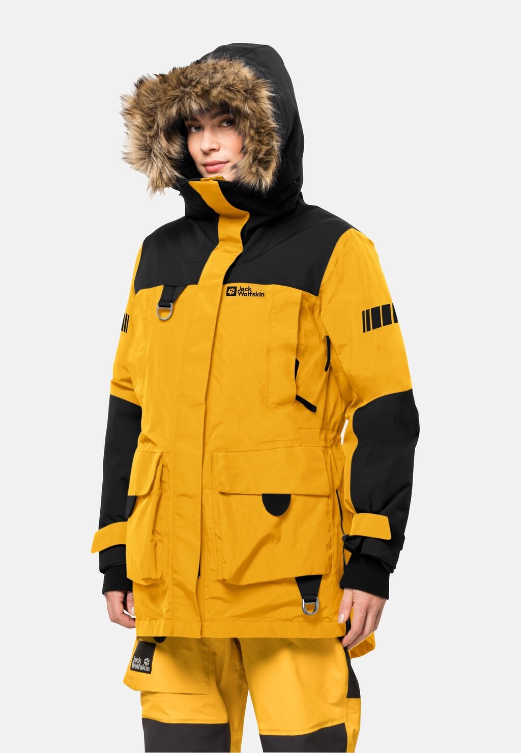 

Пуховик 1995 SERIES Jack Wolfskin, цвет burly yellow xt