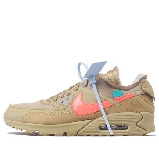 

Кроссовки x off white air max 90 Nike, бежевый