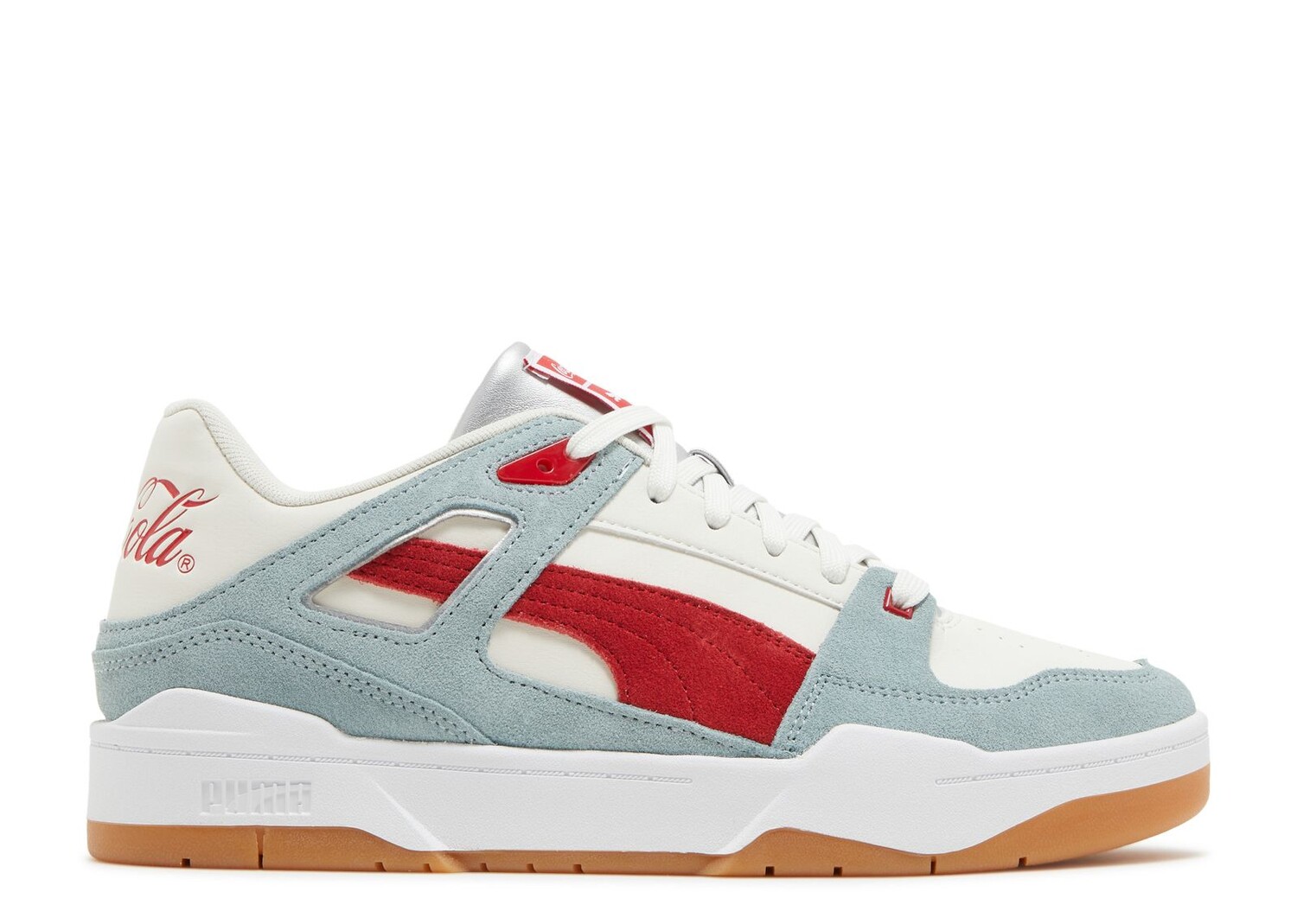 

Кроссовки Puma Coca-Cola X Slipstream 'Slate Racing Red', белый