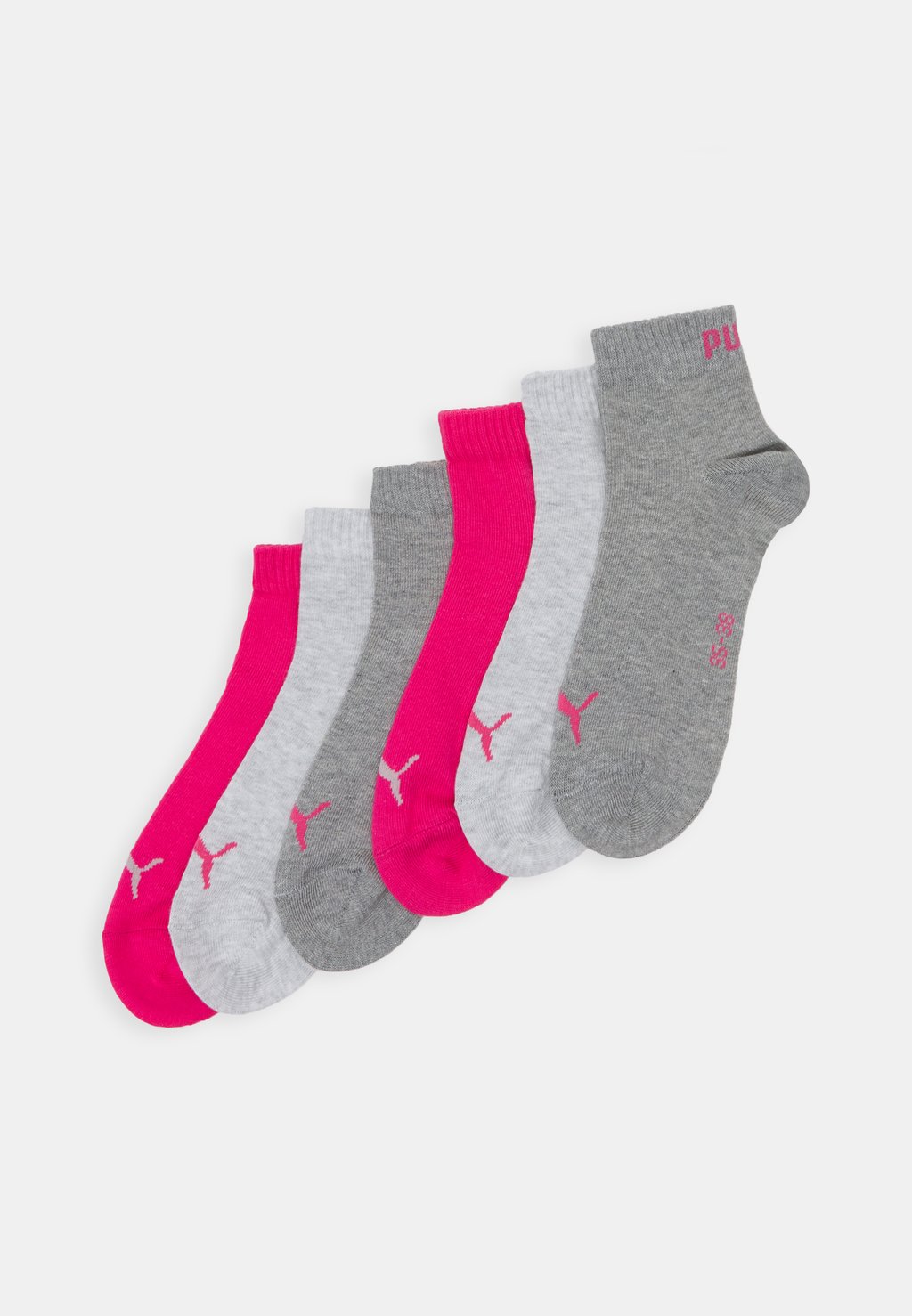 Спортивные носки Puma bugaboo ant стильный комплект complete grey melange pink melange