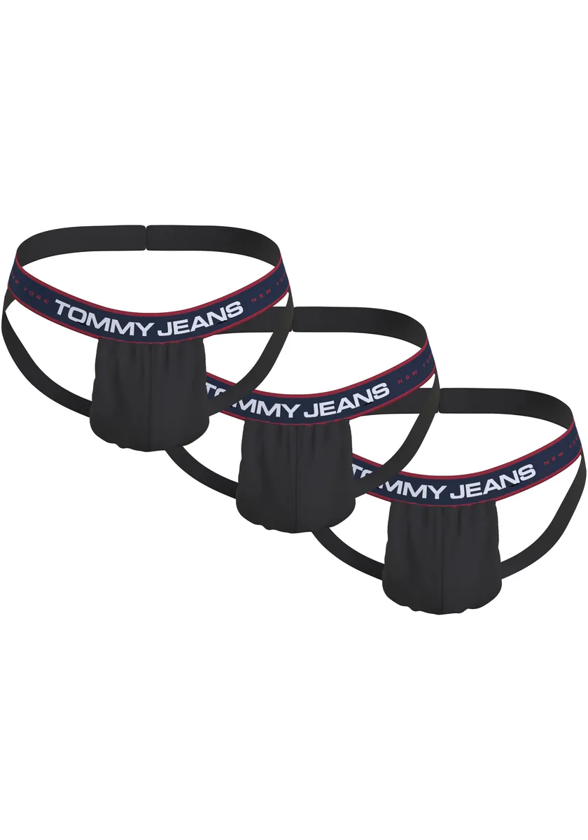 

Стринги для нижнего белья Tommy Hilfiger "3P JOCKSTRAP" (3 шт. в упаковке), с логотипом Tommy Jeans Tommy Hilfiger Underwear, черный