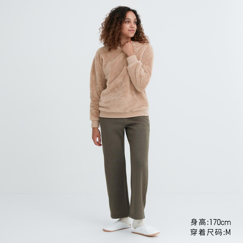 

Костюм Uniqlo флисовый с длинными рукавами, темно-бежевый