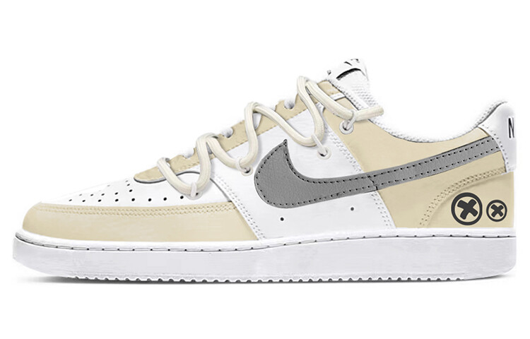 

Кроссовки Nike Court Vision 1 Skateboarding, серый/белый/светло-желтый