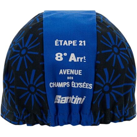 

Официальная кепка Trionfo TDF 2023 Santini, цвет Blu Nautica