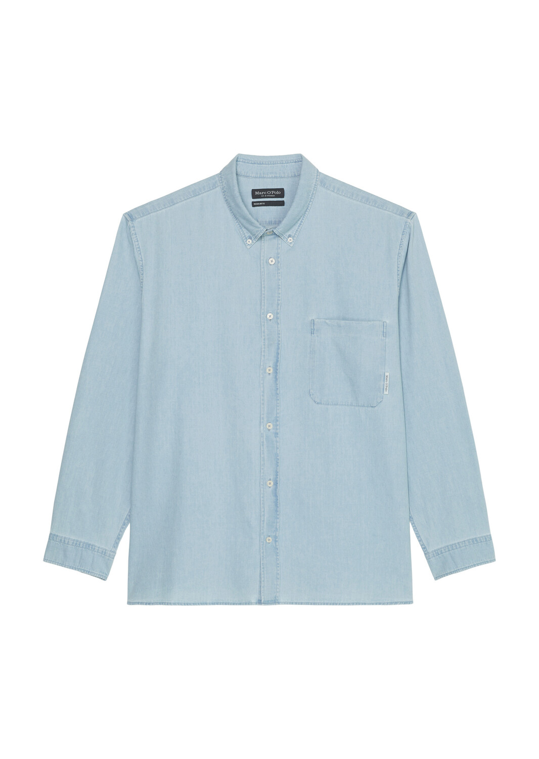 

Рубашка Marc O'Polo Jeans regular, цвет multi/light indigo