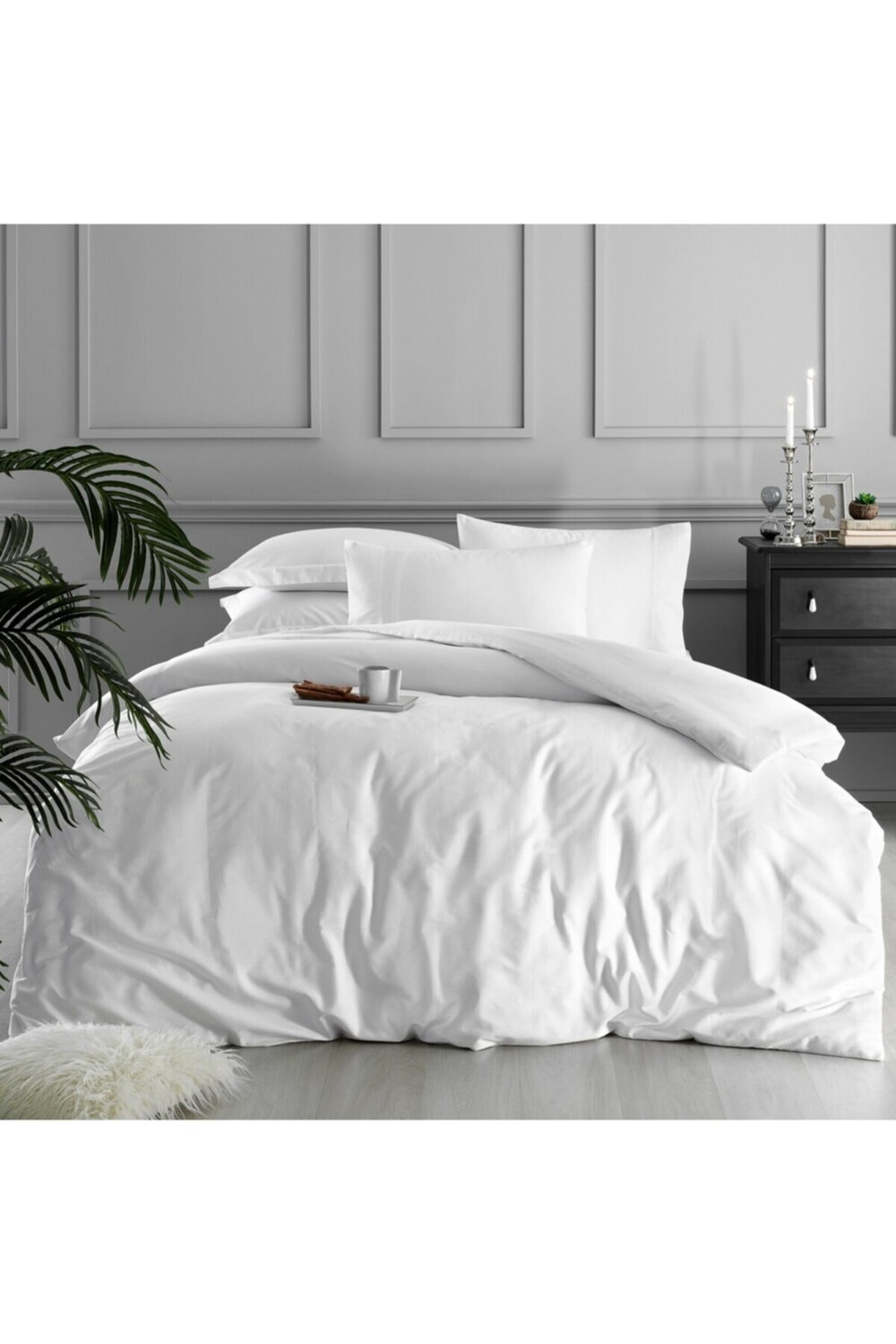 

Пододеяльник квадратный Linens White Collection двойной