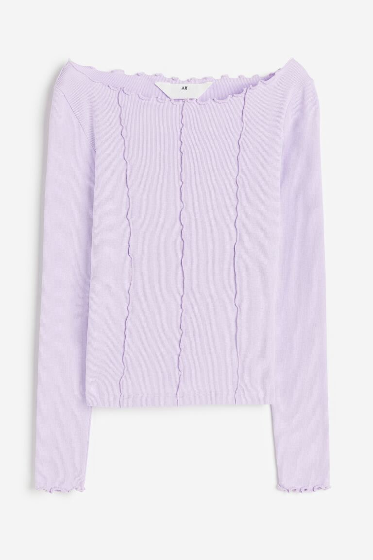 

Детальный топ оверлока H&M