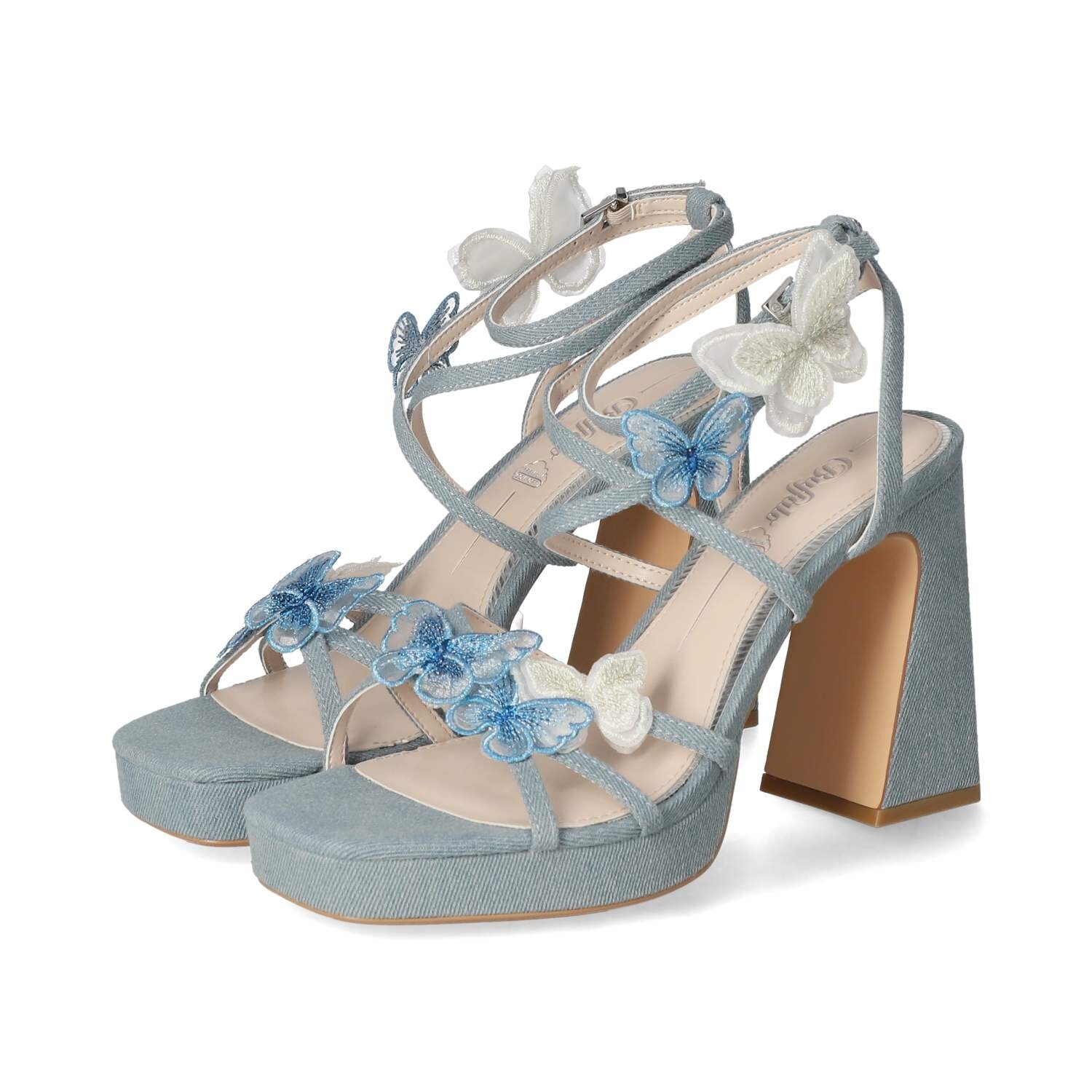 

Сандалии Buffalo Sandaletten LIZA MSS BUTTERFLY, синий