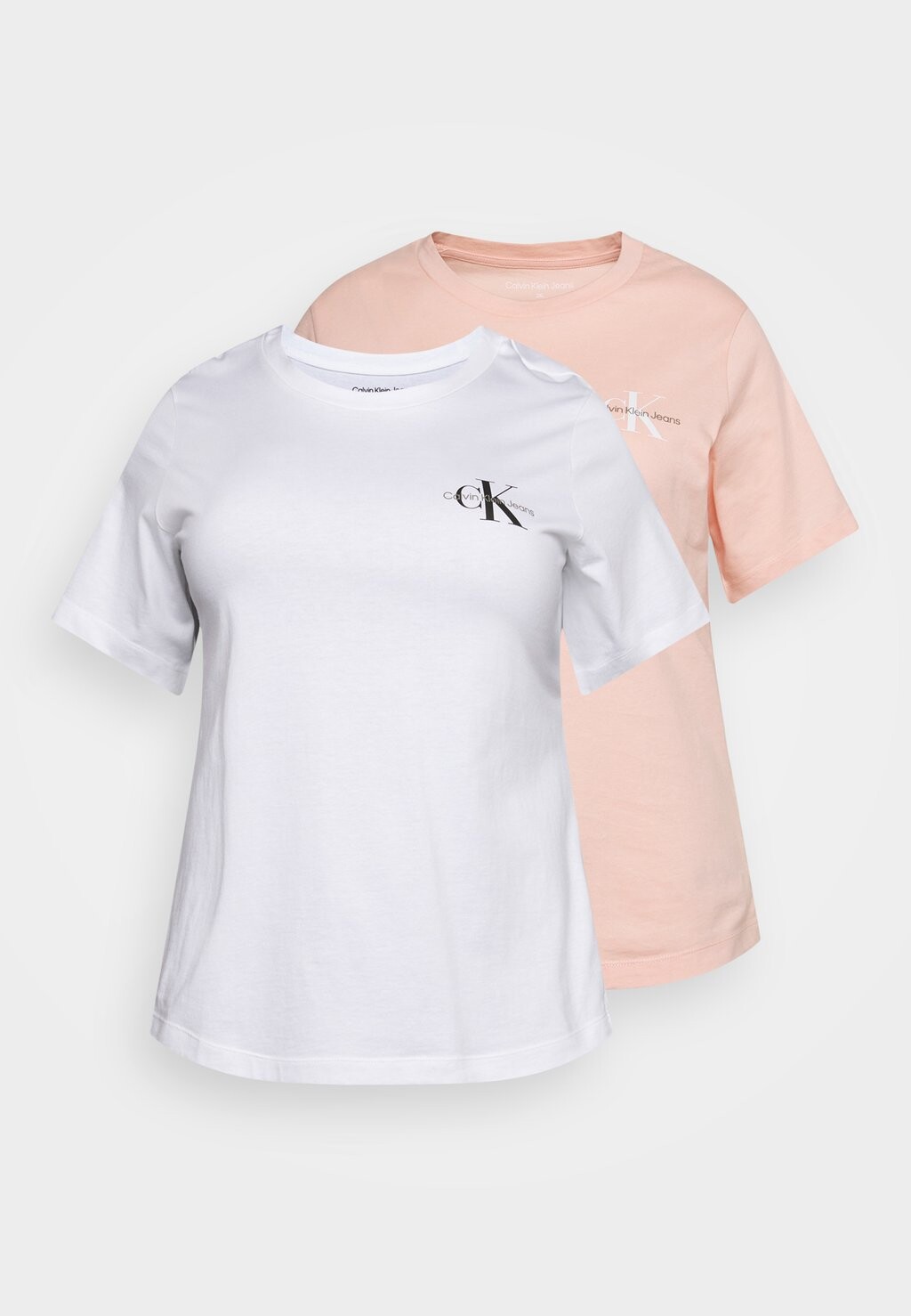 

Футболка с принтом Calvin Klein, розовый