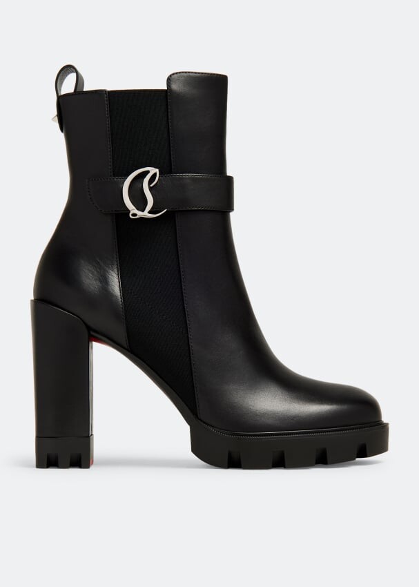 

Ботинки Christian Louboutin CL Chelsea Lug 100, черный