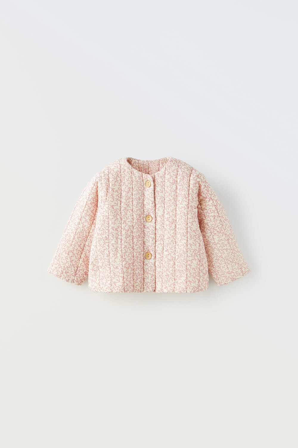 

Цветочная куртка Zara, средне-розовый