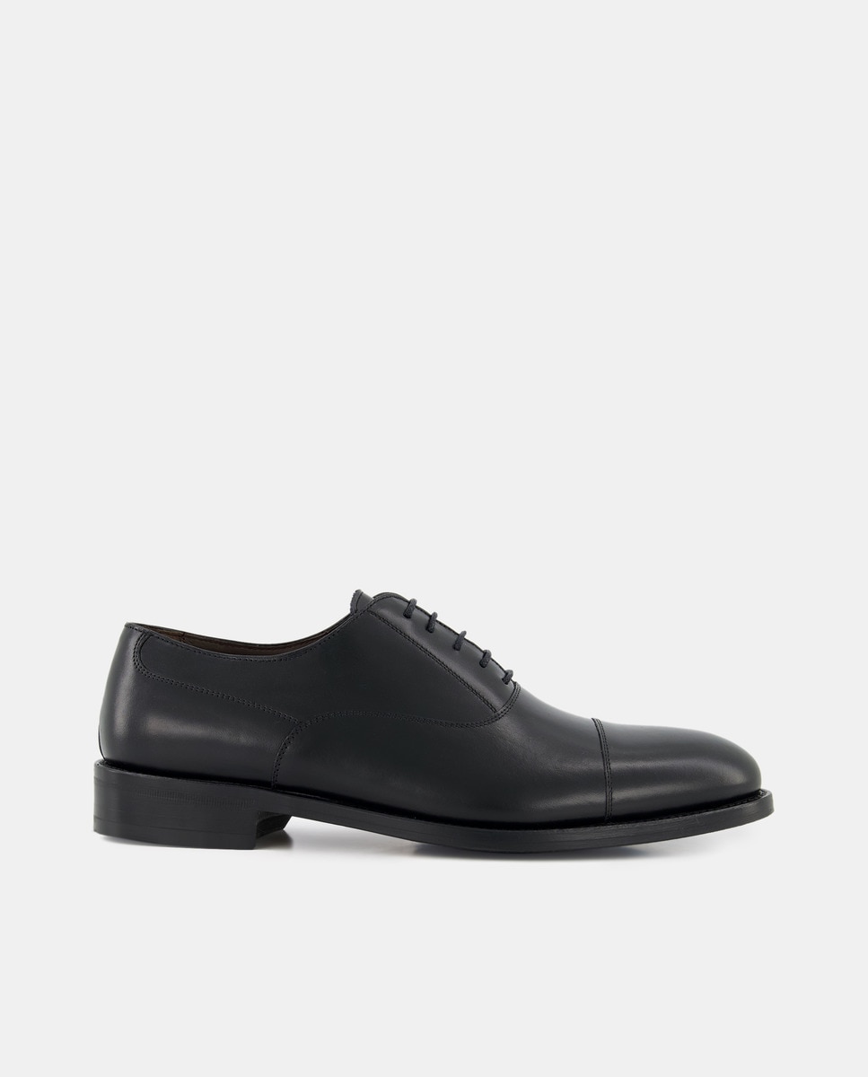 Мужские кожаные туфли на шнуровке с прямым носком Emidio Tucci, черный мужские черные кожаные туфли на шнуровке в английском стиле с прямым носком yanko черный