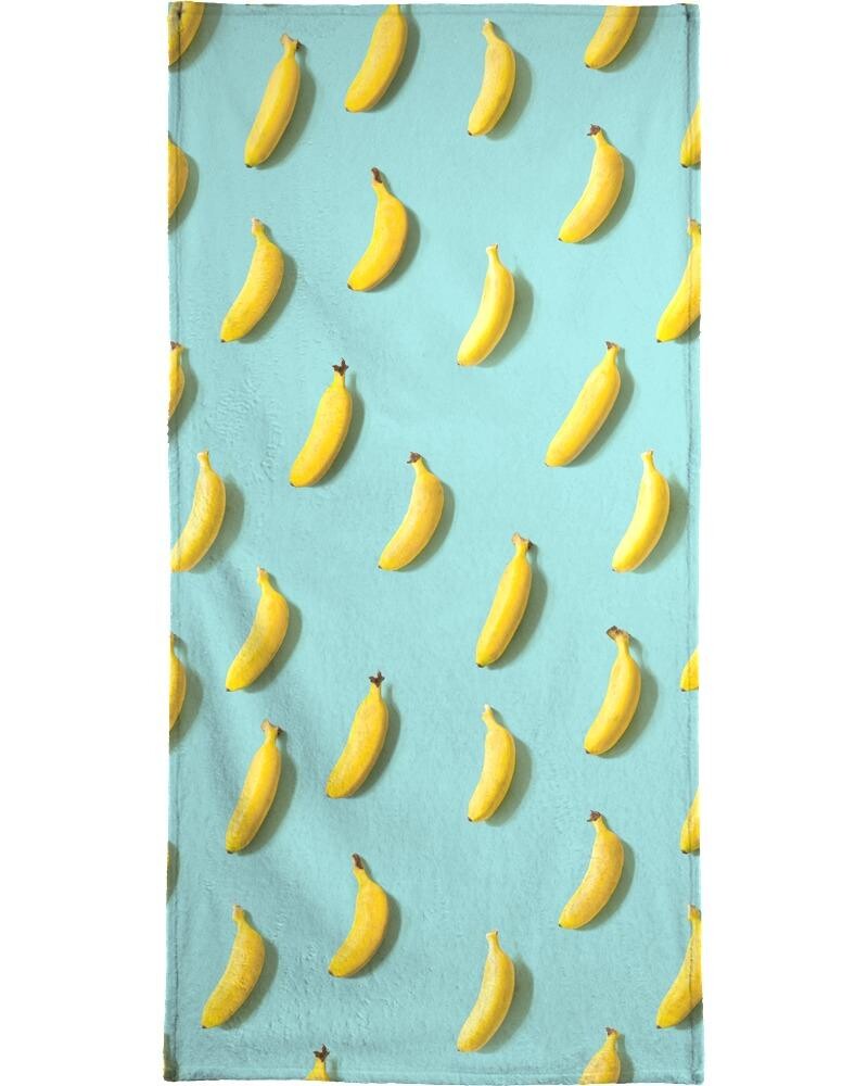

Полотенце для ванной Juniqe Banane, цвет Gelb & Türkis