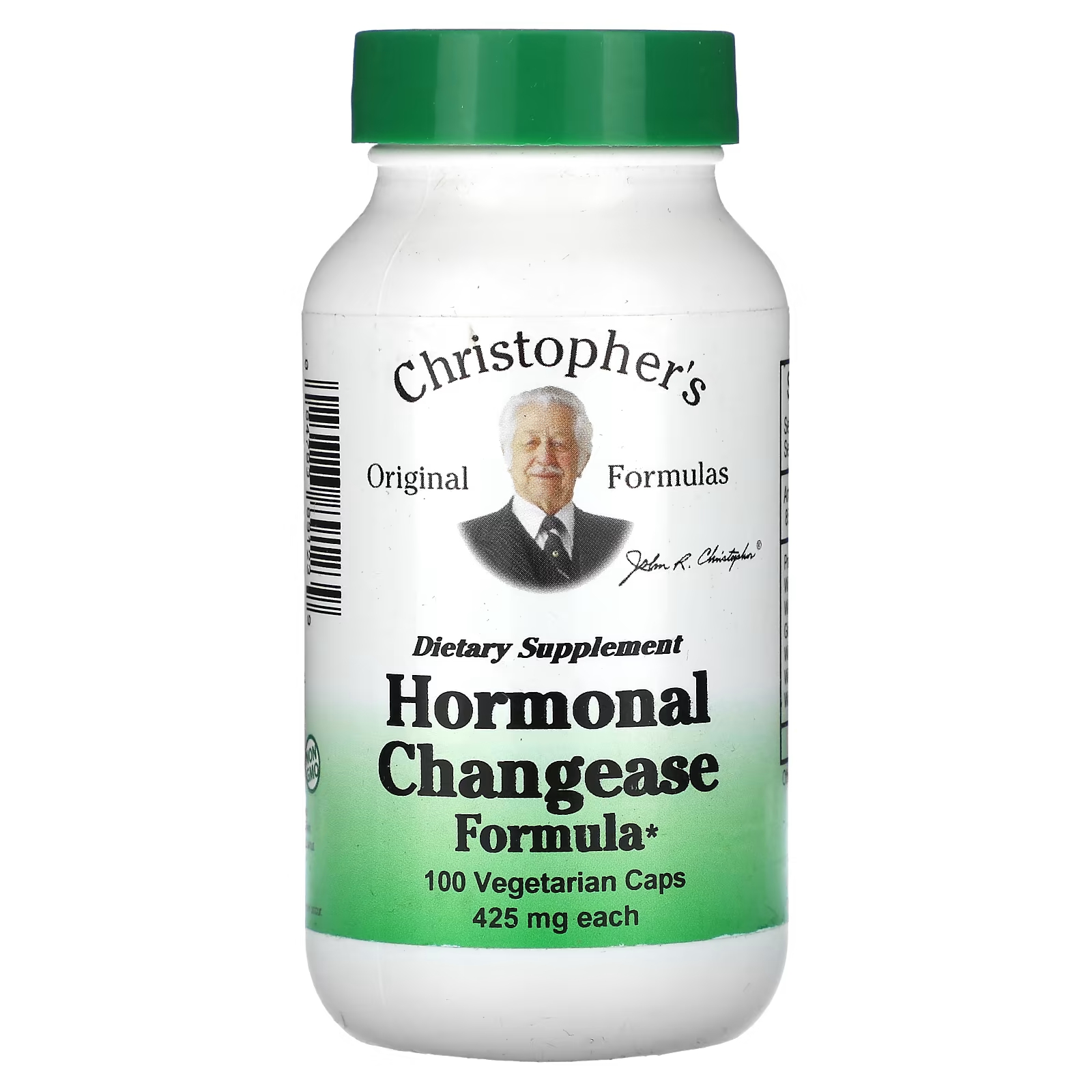 Гормональная формула изменения Christopher's Original Formulas 425 мг, 100 капсул christopher s original formulas растительная формула кальция 100 овощных капсул