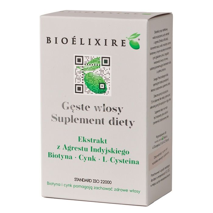 цена Bioelixire Gęste Włosy Suplement Diety препарат для укрепления волос, 300 ml