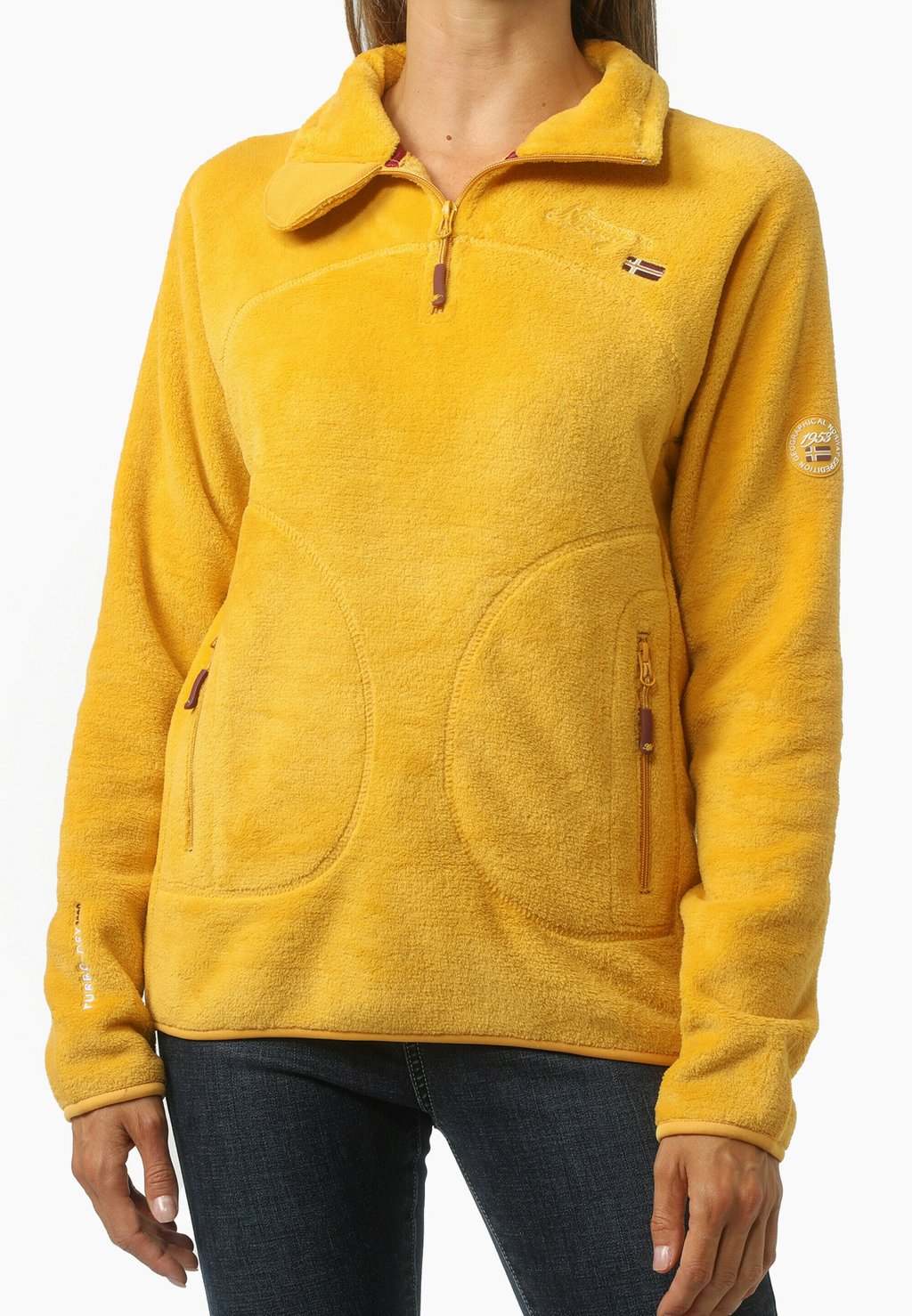 Флисовая куртка POLAIRE Geo Norway, цвет mustard