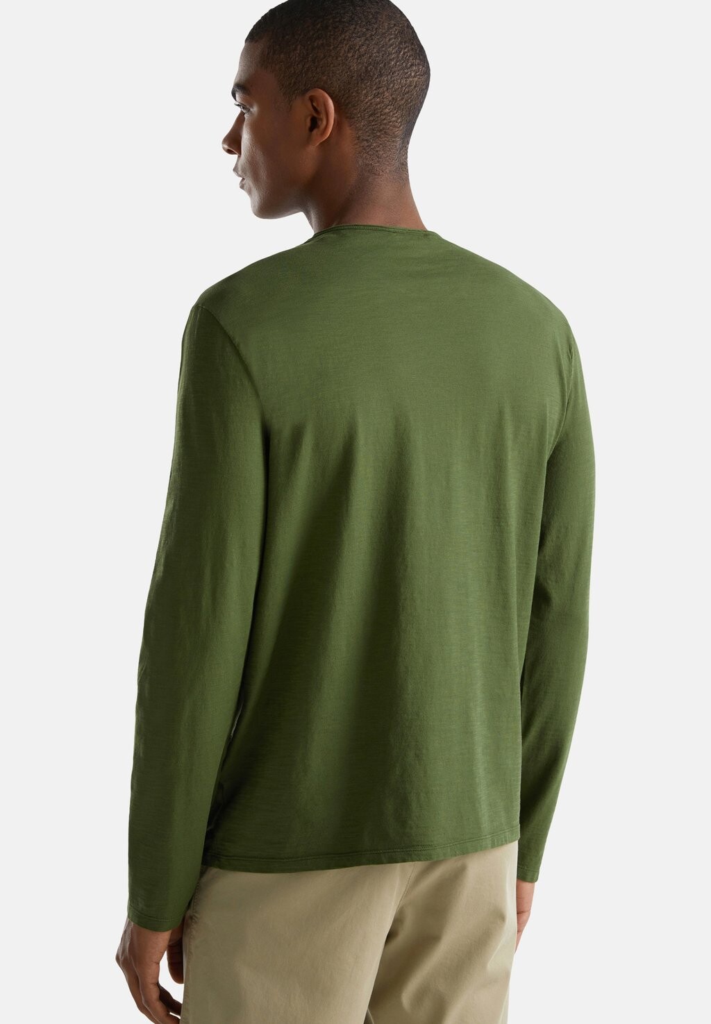 

Футболка с длинным рукавом United Colors of Benetton, зеленая
