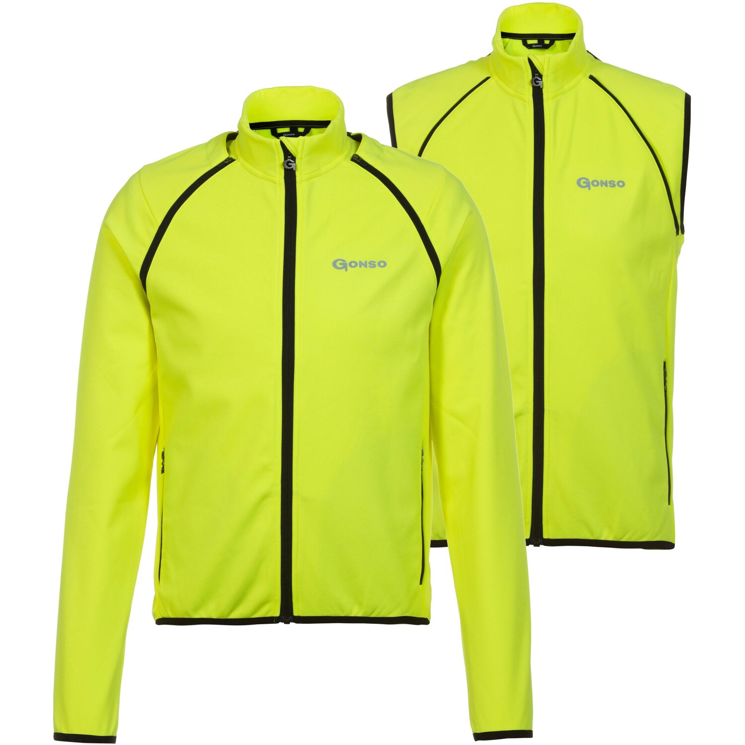 

Куртка Gonso Fahrradjacke Zipp, цвет safety yellow