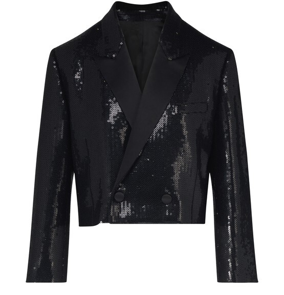 

КУРТКА Tux Military с пайетками Сабле Celine, черный