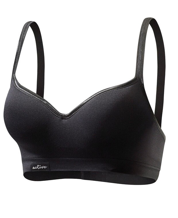 

Спортивный бюстгальтер Lascana Active, черный