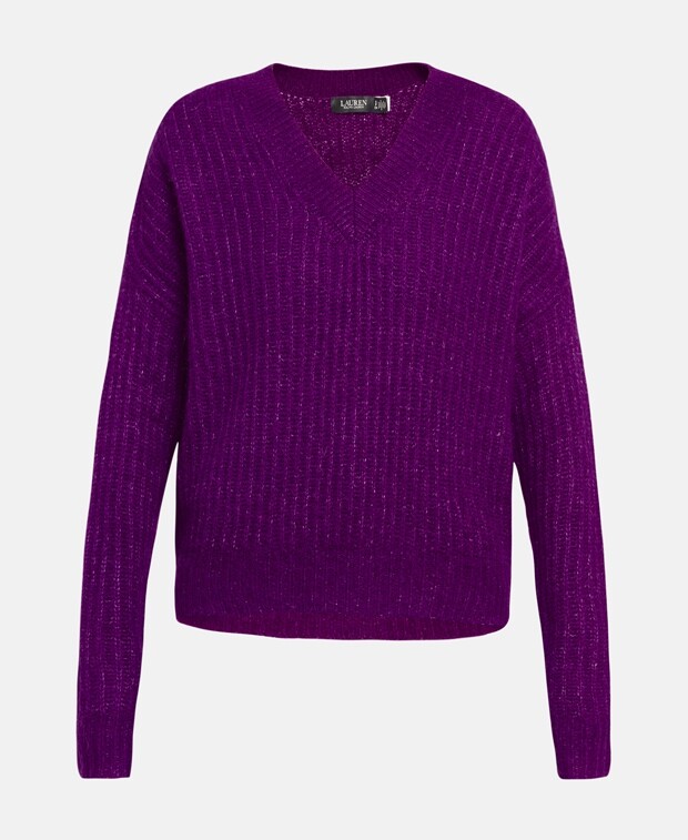 

Шерстяной джемпер Lauren Ralph Lauren, фиолетовый