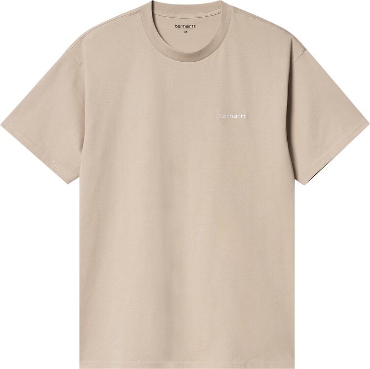 

Футболка Carhartt WIP Short-Sleeve Script Embroidery 'Beige', загар