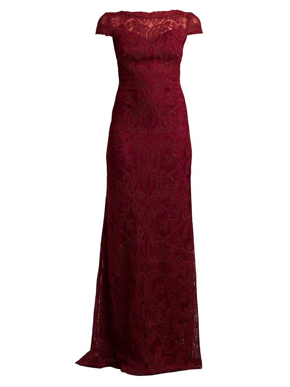

Кружевное платье с цветочным принтом Tadashi Shoji
