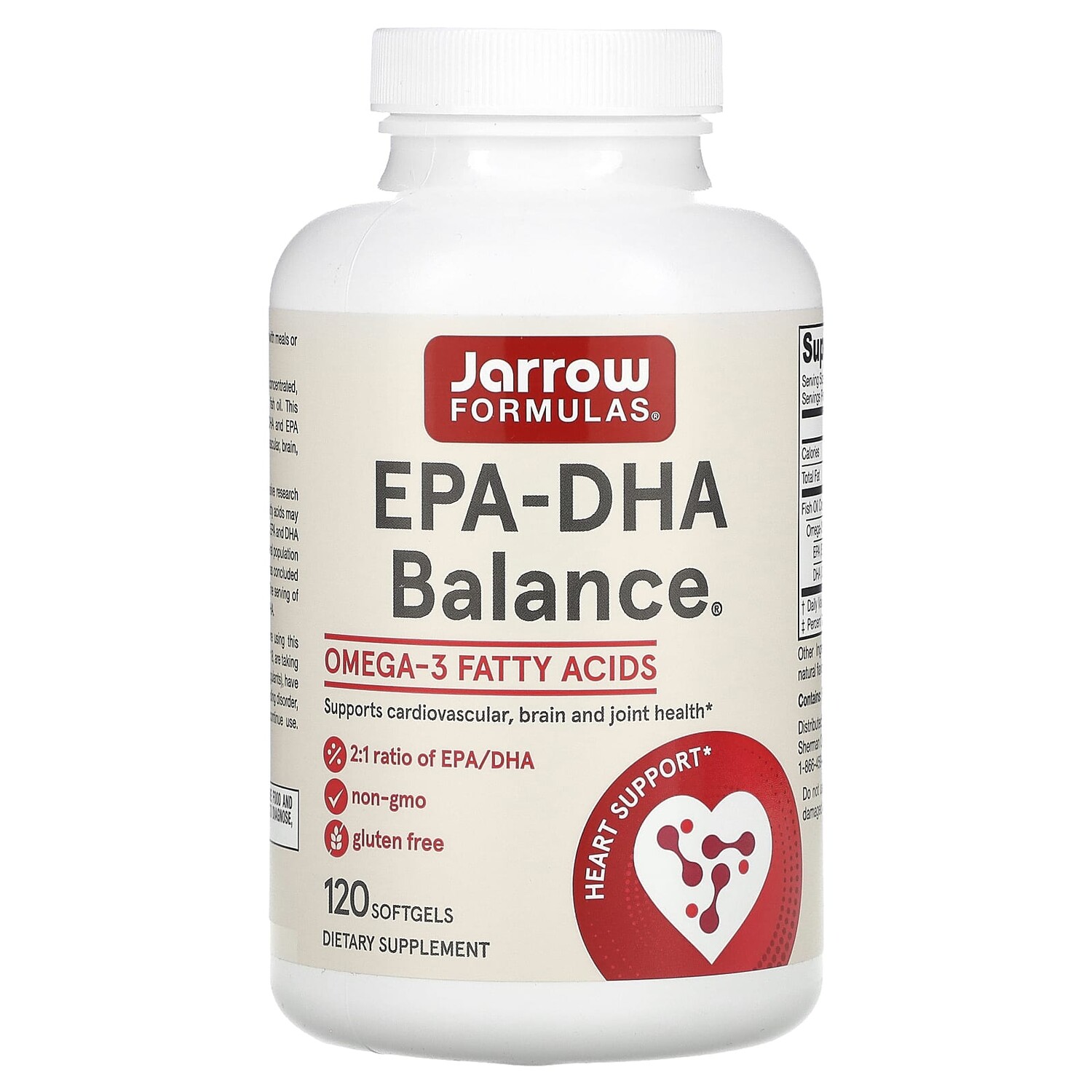 

ЭПК-ДГК баланс, 120 капсул, Jarrow Formulas