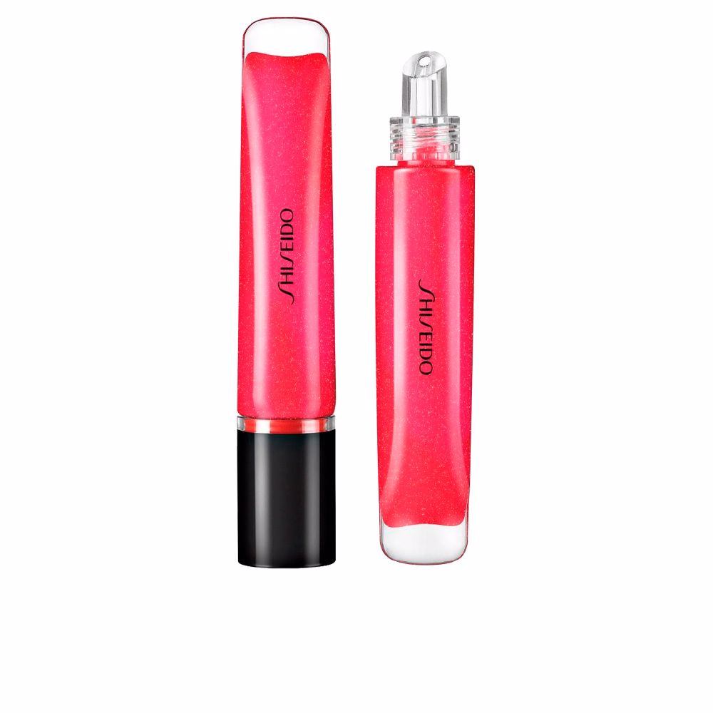 Блеск для губ Shimmer gel gloss Shiseido, 9 мл, 07-shin-ku red мерцающий гель блеск no 02 toki nude 9 мл shiseido