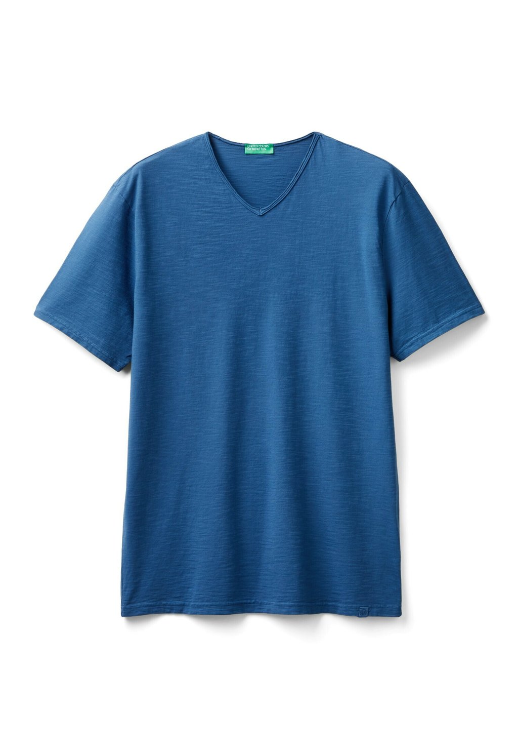 

Базовая футболка V-NECK United Colors of Benetton, синий