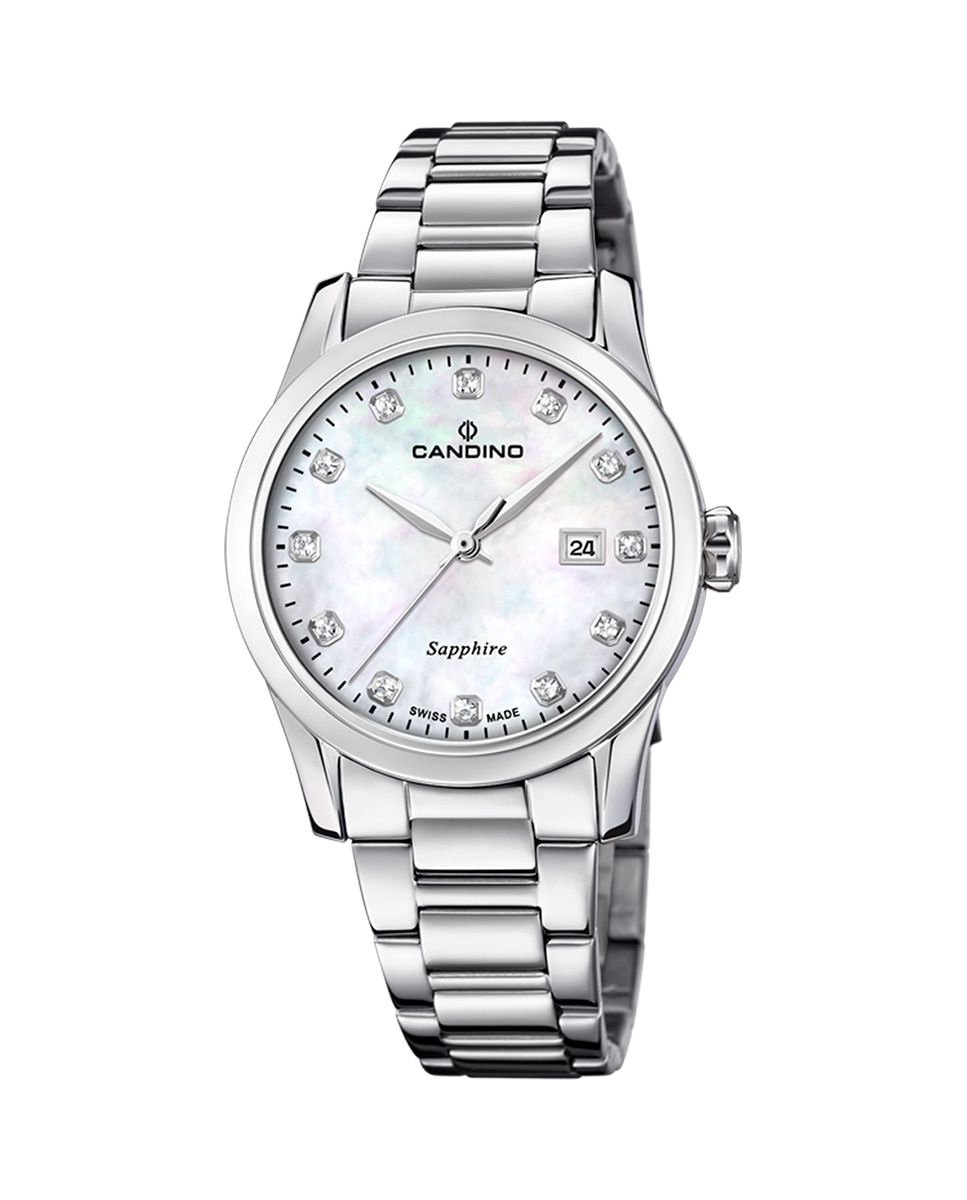 C4738/1 Женские часы Lady Elegance со стальным и серебряным циферблатом Candino, серебро наручные часы candino c4696 1