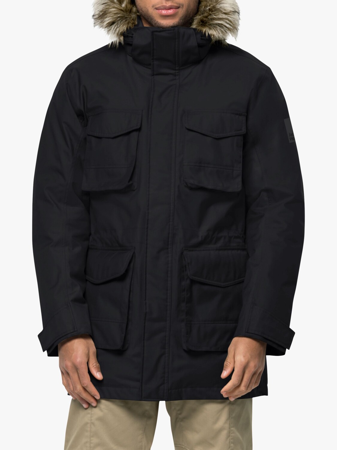 

Мужская водонепроницаемая парка Winterfrost Down Jack Wolfskin, черный