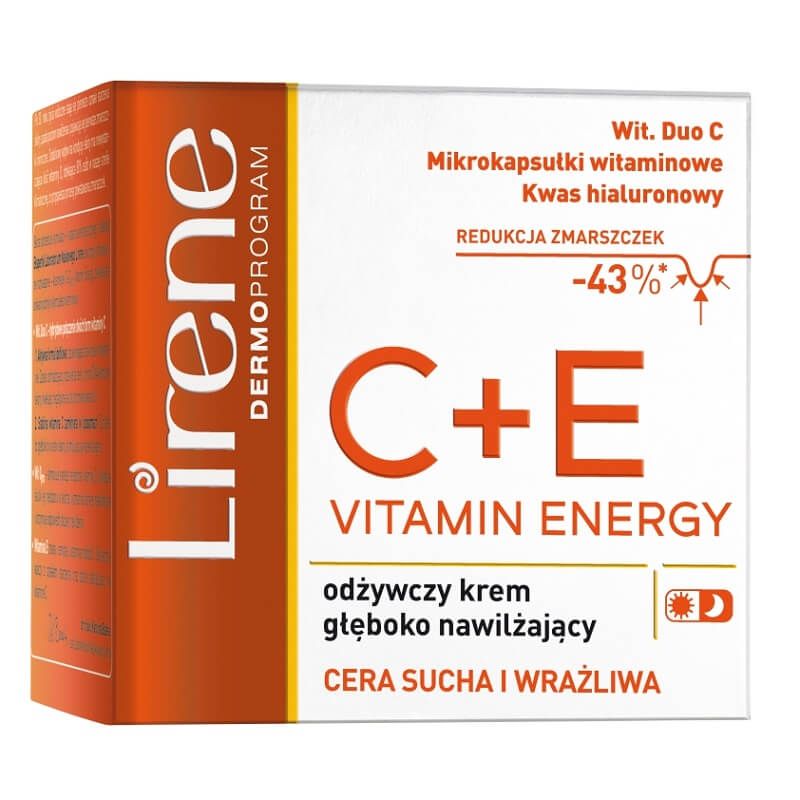цена Lirene C+E крем для лица, 50 ml
