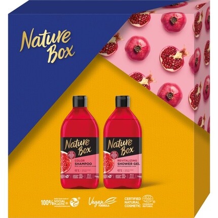 

Подарочный набор Nature Box «Гранат» (защита цвета)