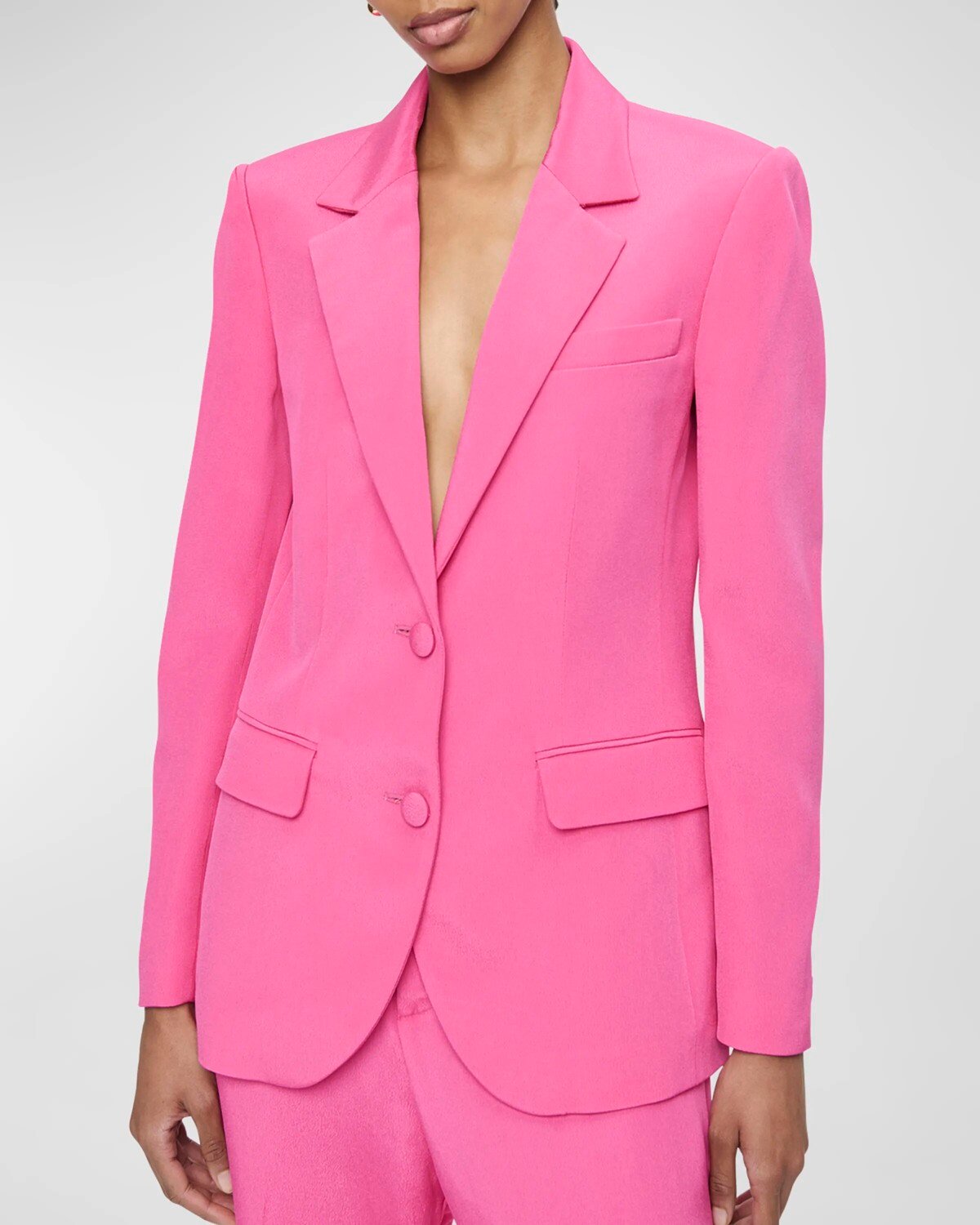 

Однобортный блейзер строгого кроя Andre CALLAS Milano, цвет Pink