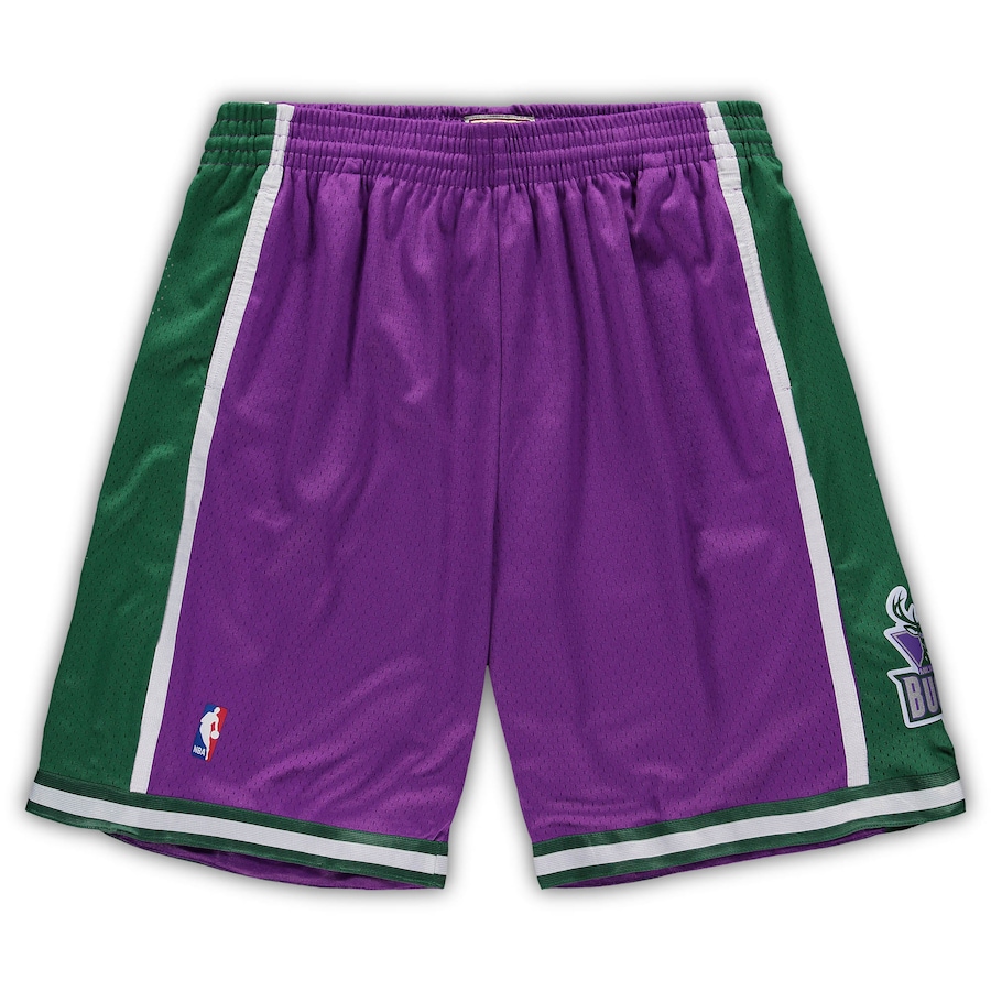 

Шорты Mitchell & Ness Milwaukee Bucks, фиолетовый