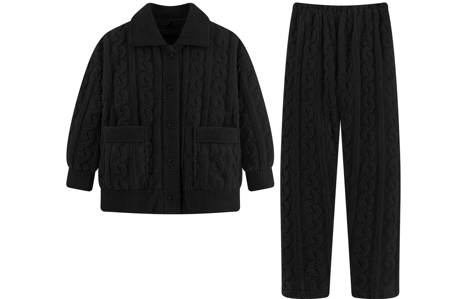 

Gongdie Unisex Pajama set, LX-31102 - Черный
