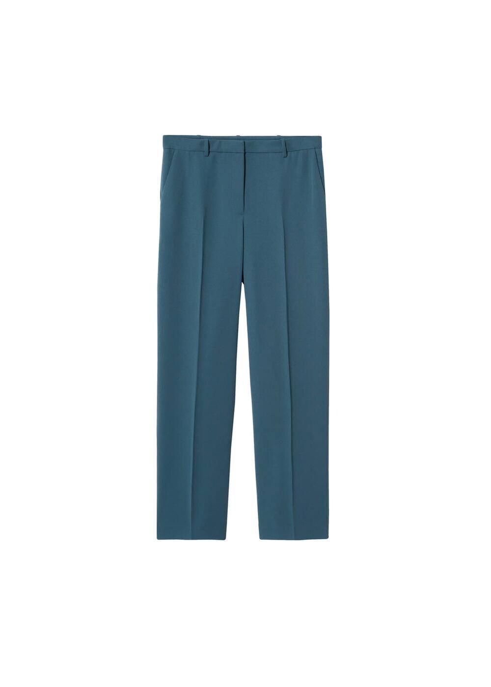 Расклешенные брюки со складками Mango Estel, синий
