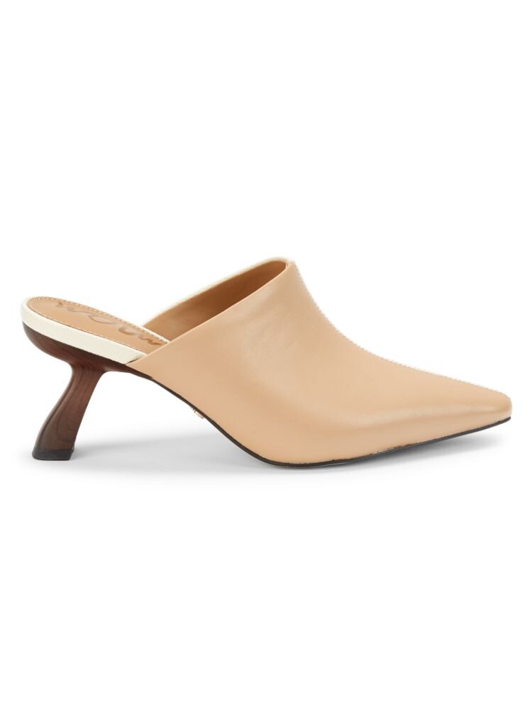 

Кожаные сандалии-мюли Skya с цветными блоками Sam Edelman, бежевый