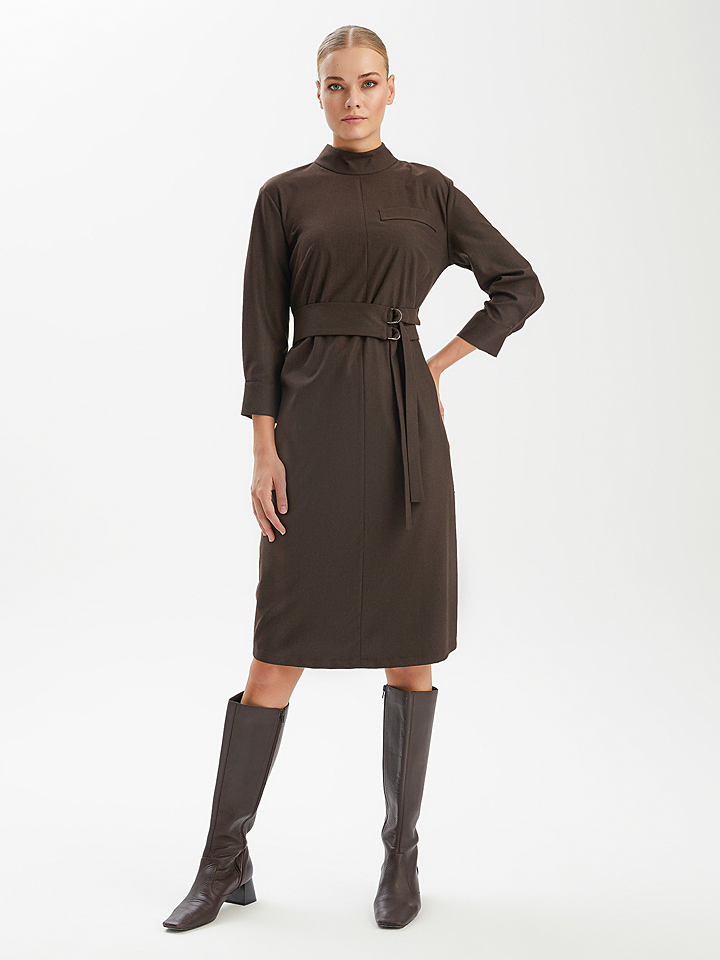 Платье BGN, коричневый платье bgn размер s черный
